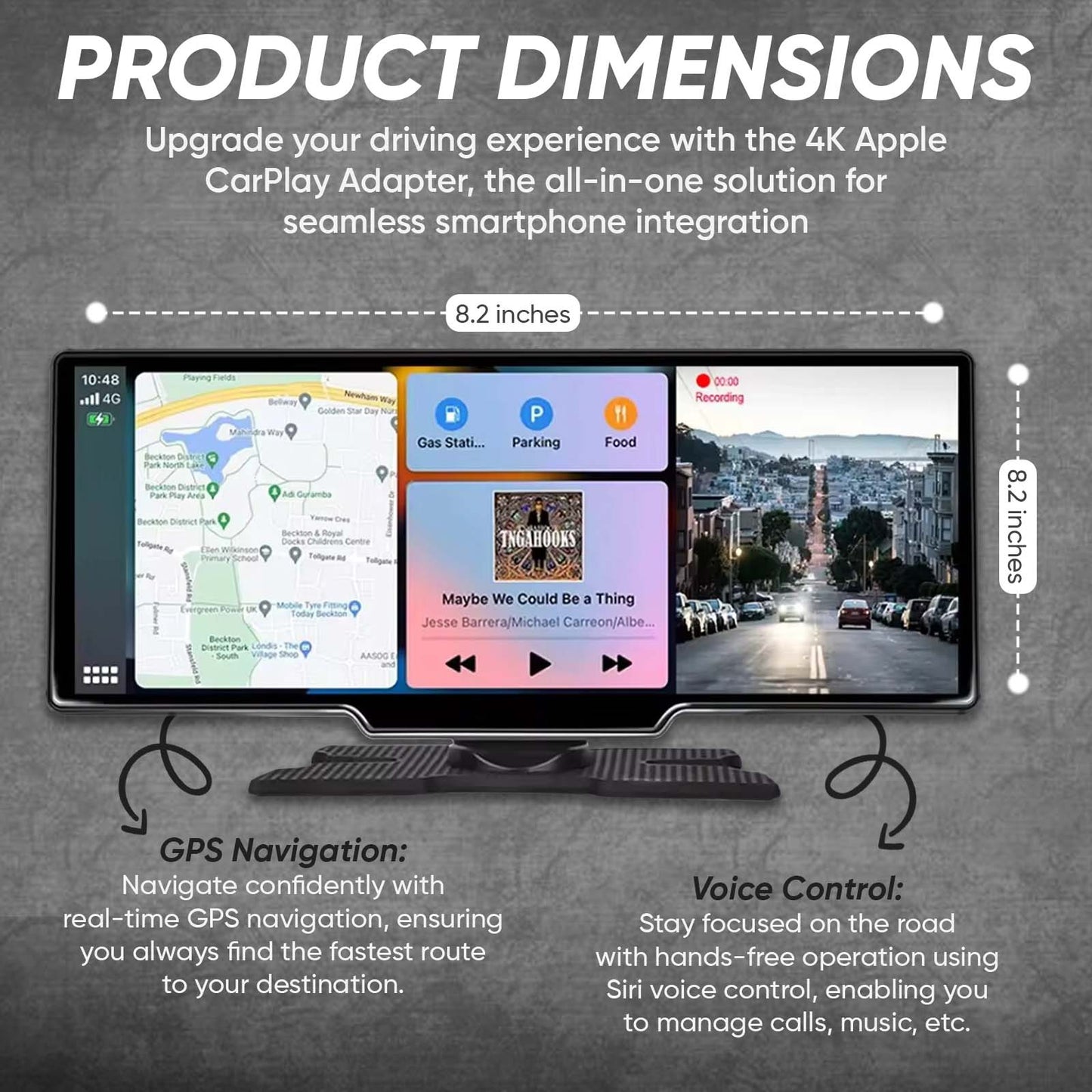 X3 Pro Carplay & Android Auto Touchscreen