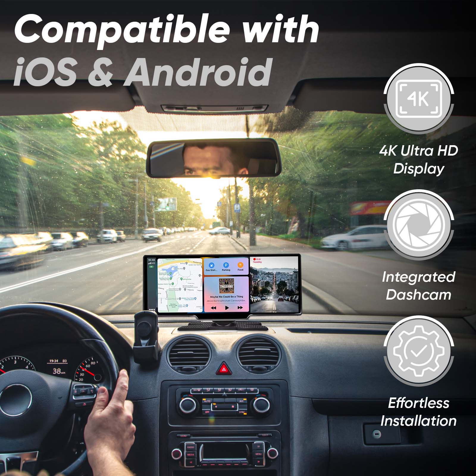 X3 Pro Carplay & Android Auto Touchscreen